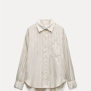 Zara Striped Pocket Shirt
